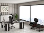 میز مدیریت امگا 8 با فایل هم سطح و پایه باکس